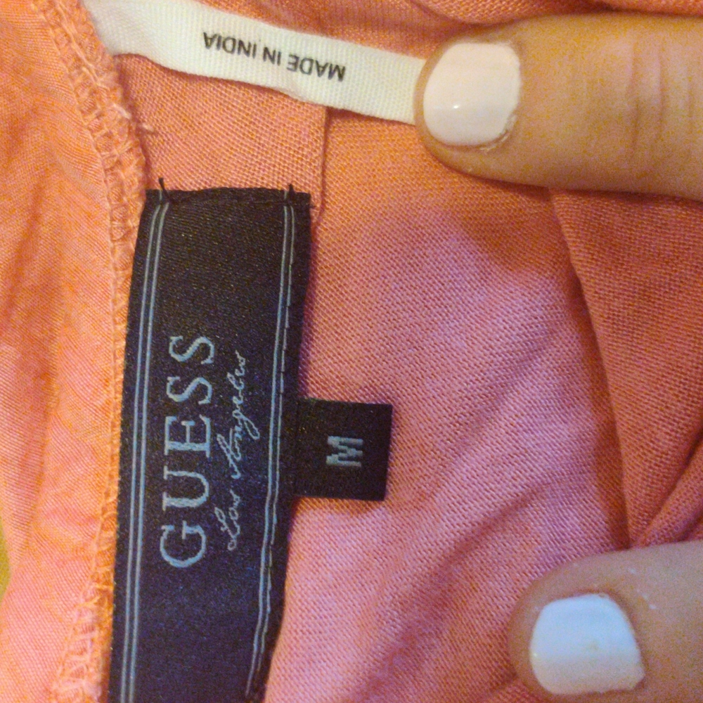 Guess Ruffle Strappy Boho Top - Picture 5 of 7